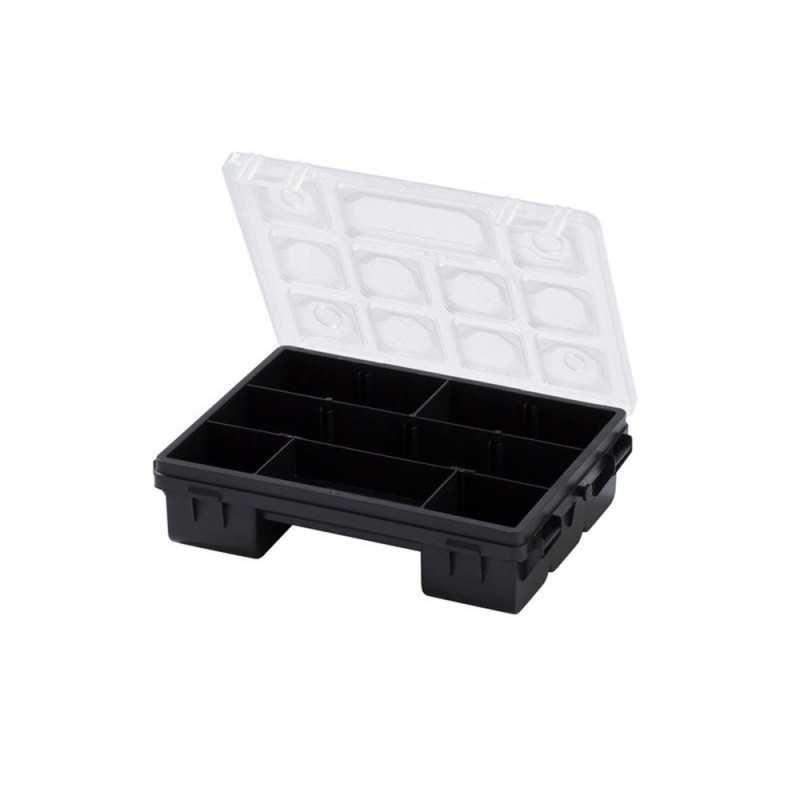Organiseur polypropylène noir transparent taille Sl.19.2 x H.5 x p.14.3 cm