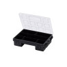 Organiseur polypropylène noir transparent taille Sl.19.2 x H.5 x p.14.3 cm
