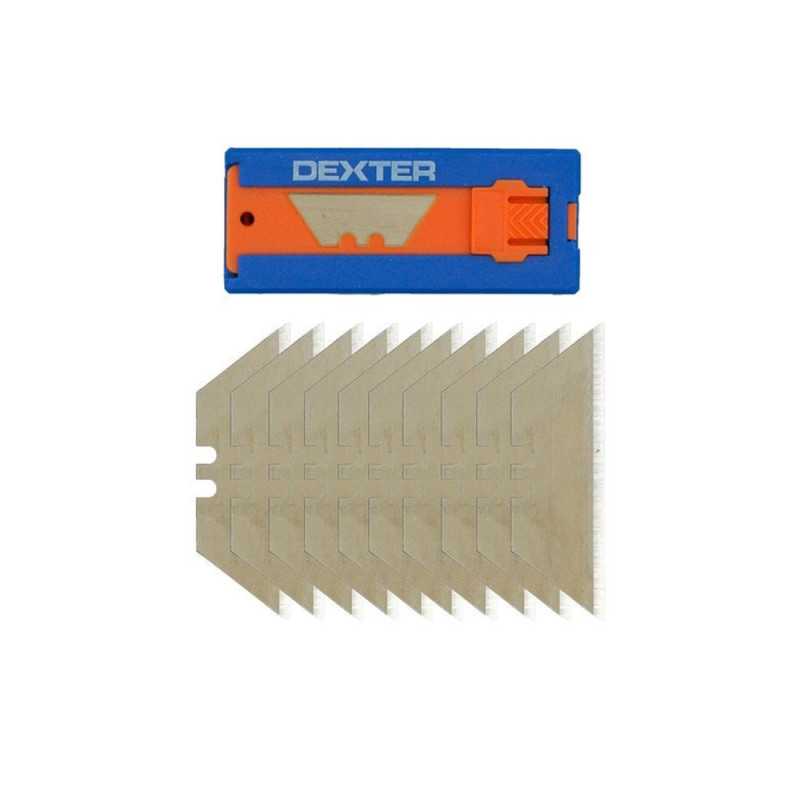Lot de 10 lames de cutter trapèze