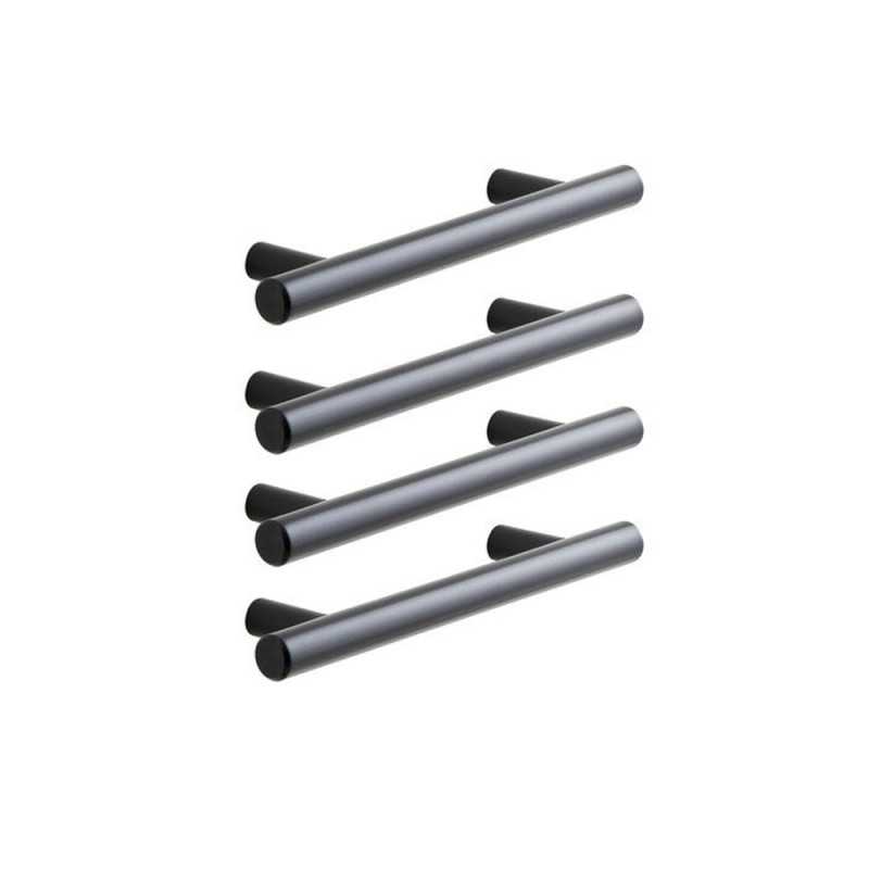 Poignée Sara 128mmnoir uni mat Lot de 4