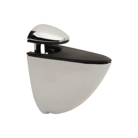 Lot de 2 clips chrome pour table bois en 3-22MM
