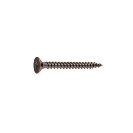 Lot de 10 Vis acier tête Fraisée diam.4 mm X L.40 mm