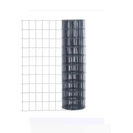 Grillage Gris maille 100X75 H150 L25M