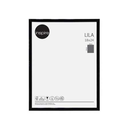 Cadre photo Lila 24x18cm noir - meilleure qualité