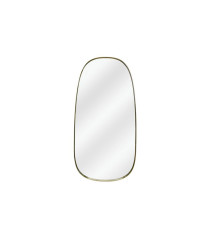 Miroir ovale Glam laiton
