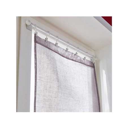 Barre de vitrage cosy blanc brossé