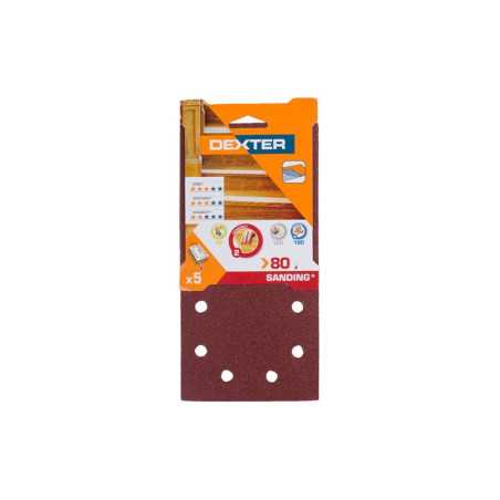 Abrasif vibrante 115X230 Grain 80 Lot de 5
