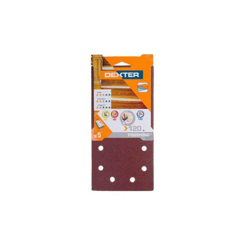 Abrasif vibrante 115X230 Grain120 Lot de 5