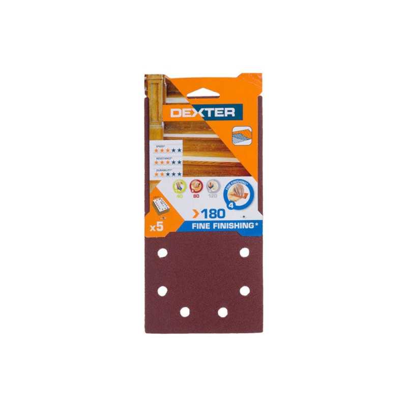 Abrasif vibrante 115X230 Grain180 Lot de 5