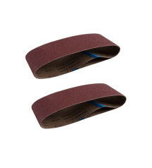 Lot de 2 bandes abrasives100 X 610 mm Grains 80