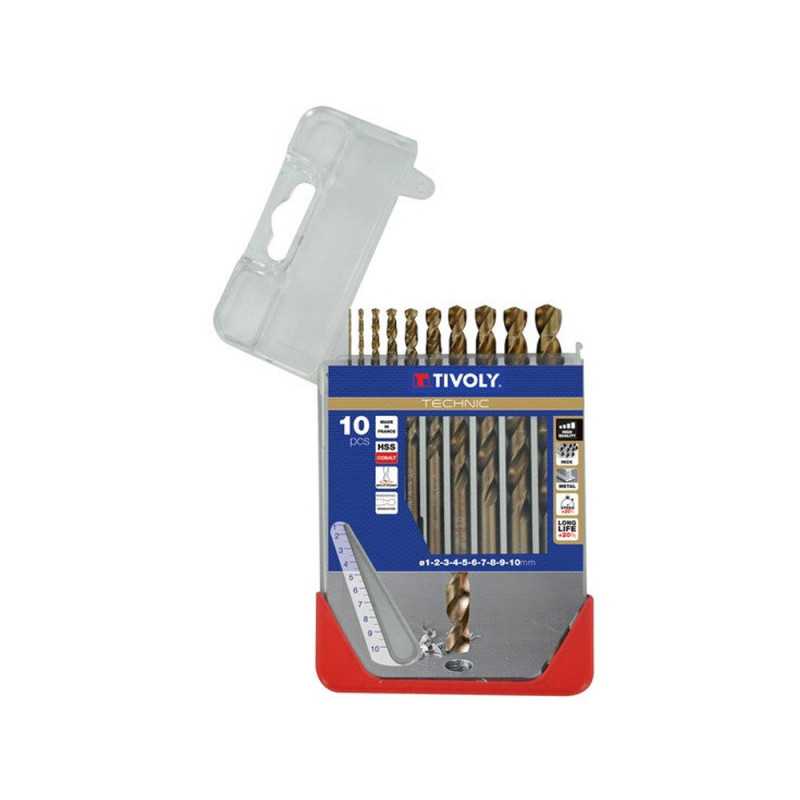 Coffret 10 forets technic métal diam.1 à 10 mm 114685F0001