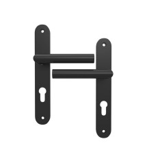 Lot de 2 trou de cylindre inox entraxe 195 mm