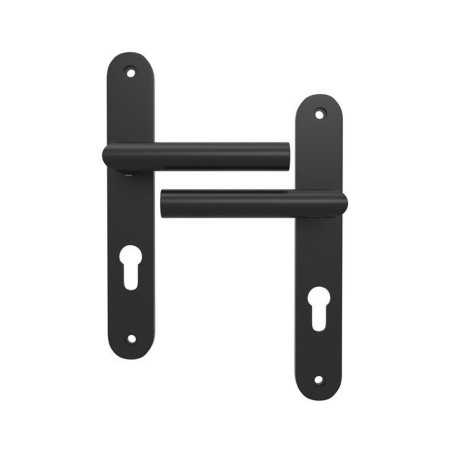 Lot de 2 trou de cylindre inox entraxe 195 mm