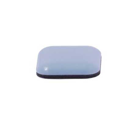 Lot de 8 patins gliss+adhésifgris 24x24mm