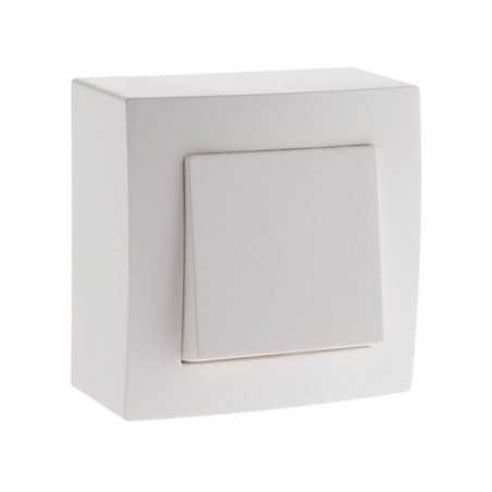 Interrupteur va-et-vient complet saillie presto10 a blanc