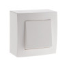 Interrupteur va-et-vient complet saillie presto10 a blanc