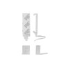 Support clipsable transparent pour store enrouleur RUMBA  X2 -  - meilleure qualité