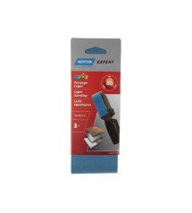 Lot de 2 bandes abrasives 75 x 457 mm grains 80