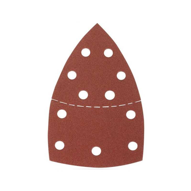 Lot de 10 patins abrasifs102X152 mm Grains 120