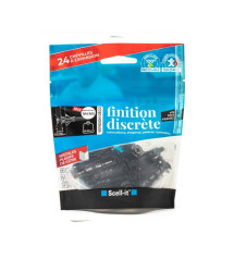 Lot de 24 chevilles et vis àexpansion SCELL-IT diam.4 et 5 x L.37 mm