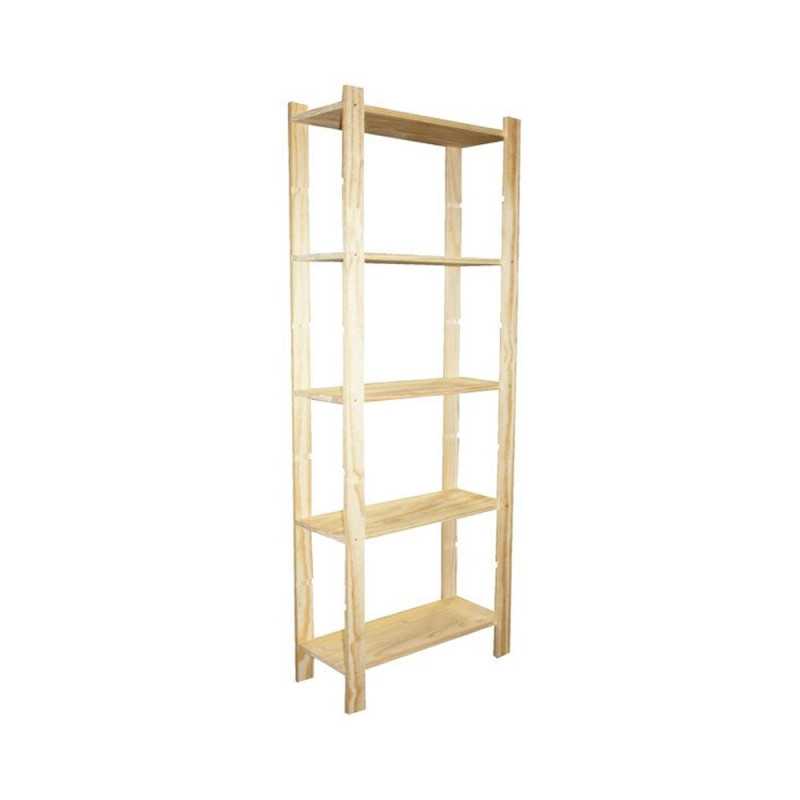 Etagère pin 5 tablettesL. 65 x p. 28 x H. 170 cm