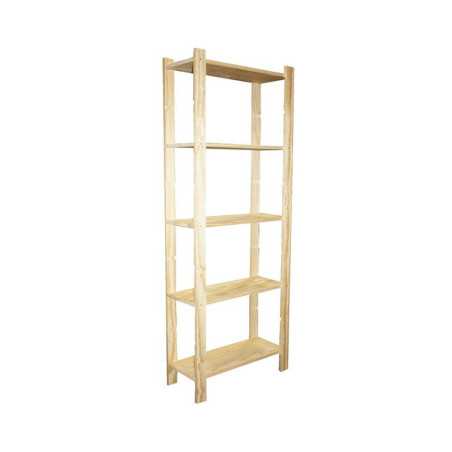 Etagère pin 5 tablettesL. 65 x p. 28 x H. 170 cm