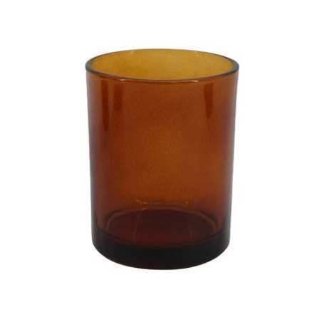 Gobelet en verre ambre