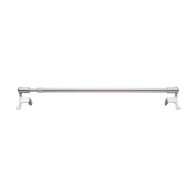 Kit de tringle sans perçage diam. 7/9 mm gris mat 80/110 cm métal -  - meilleure qualité