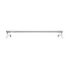 Kit de tringle sans perçage diam. 7/9 mm gris mat 80/110 cm métal -  - meilleure qualité