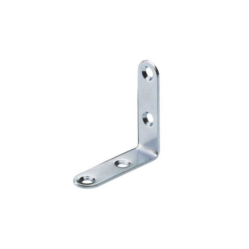 Lot de 20 equerres de chaise acier zinguél.50 mm