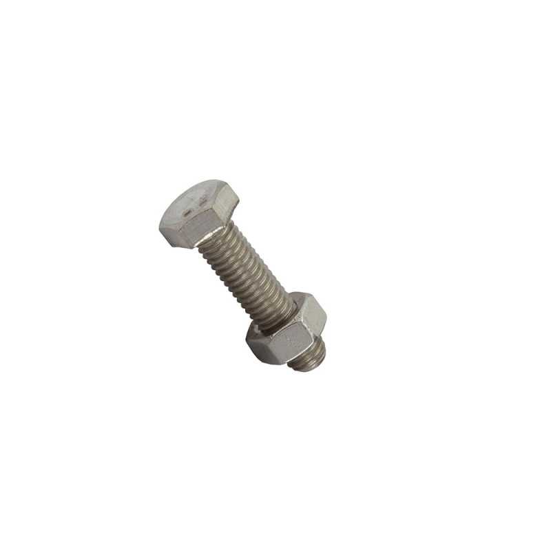 Sachet de 14 boulons inox tête 6 pans hexagonal L.20 mm