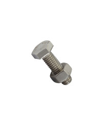 Sachet de 12 boulons inox tête 6 pans hexagonal L.20 mm