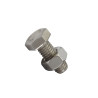 Sachet de 6 boulons inox tête 6 pans hexagonal L.20 mm