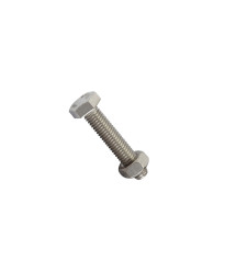 Sachet de 4 boulons inox tête 6 pans hexagonal L.40 mm