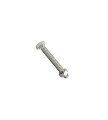 Sachet de 4 boulons inox tête 6 pans hexagonal L.60 mm