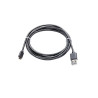 Câble usba-micro usb 2m noir