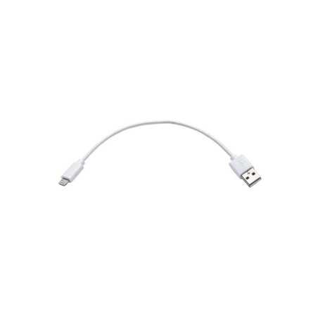 Câble usba-lightning 02m blanc
