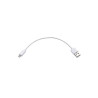 Câble usba-lightning 02m blanc