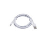 Câble usba-lightning 2m blanc