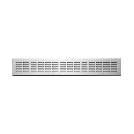 Grille d'aération aluminium anodisé