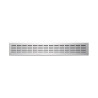 Grille d'aération aluminium anodisé