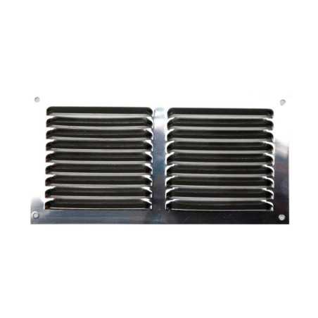 Grille d'aération acier inoxydable naturel