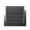 Grille d'aération acier inoxydable naturel