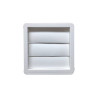 Grille d'aération pour VMC blanc