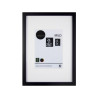 Cadre photo milo 21x29.7cm bois noir - meilleure qualité