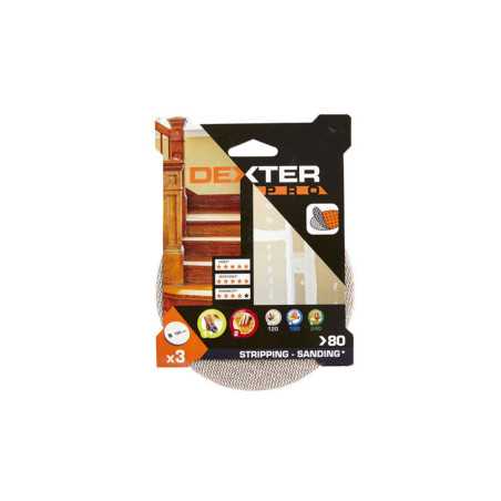 Lot de 3 disques abrasifspro 125 mm Grains 80