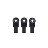 Lot de 3 Lames plongeantes20 mm pour bois-Métal Starlock