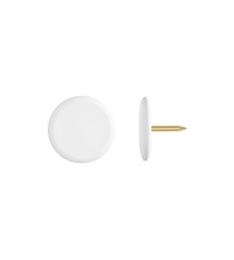 Sachet de 55 clous pVC tête bombée L.8 mm