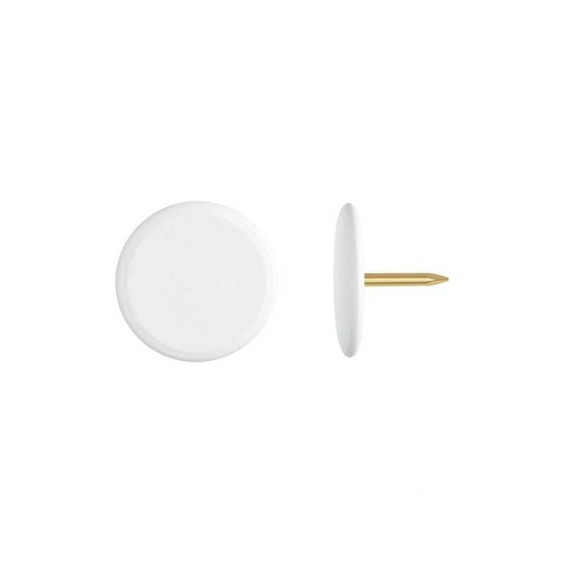 Sachet de 55 clous pVC tête bombée L.8 mm