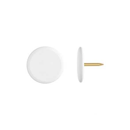 Sachet de 55 clous pVC tête bombée L.8 mm